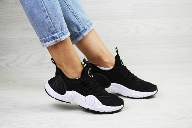 Женские кроссовки черно - белые Air Huarache E.D.G.E 8007 Мелитополь - изображение 1