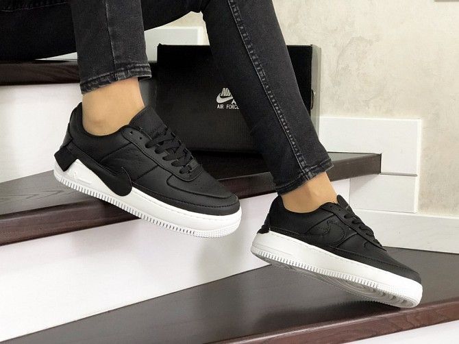 Женские кроссовки черно белые Nike Air Force 1 Jester XX 8762 Мелитополь - изображение 1