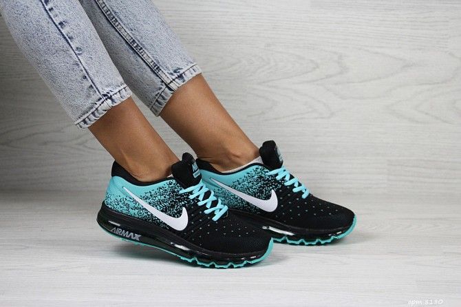 Женские кроссовки черные с мятой Nike Air Max 2017 8180 Мелитополь - изображение 1