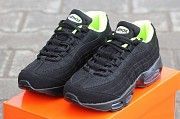 Женские кроссовки 95 черные с салатовым 2072 Мелитополь