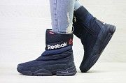 Женские темно синие дутики Reebok 6557 Мелитополь