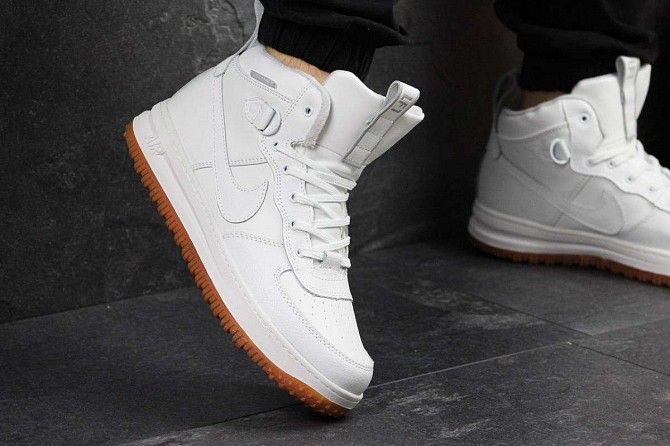 Кроссовки мужские Nike Lunar Force 1 белые 4356 Мелитополь - изображение 1