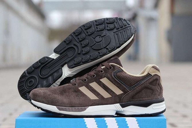 Кроссовки Adidas Zx Flux коричневый 1790 Мелитополь - изображение 1
