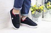 Кроссовки женские Converse All Star темно синие 4286 Мелитополь