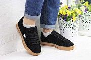 Кроссовки женские Converse All Star черные 4288 Мелитополь