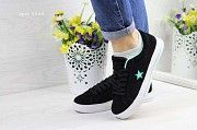 Кроссовки женские Converse All Star черные с мятой 4284 Мелитополь