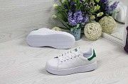 Кроссовки женские белые с зеленым Stan Smith 4922 Мелитополь