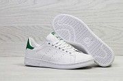 Кроссовки женские белые с зеленым Adidas Stan Smıth 5587 Мелитополь