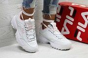 Кроссовки женские белые с розовым 5907 Мелитополь