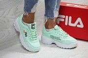 Кроссовки женские мятные Fila Disruptor 2 Yalor 6145 Мелитополь