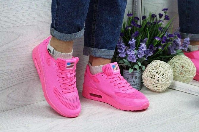 Кроссовки женские розовые Air Max Hyperfuse 4670 Мелитополь - изображение 1