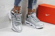 Кроссовки женские серебро Nike 95 5532 Мелитополь