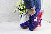 Кроссовки женские синий с розовым Air Max 2017 4328 Мелитополь