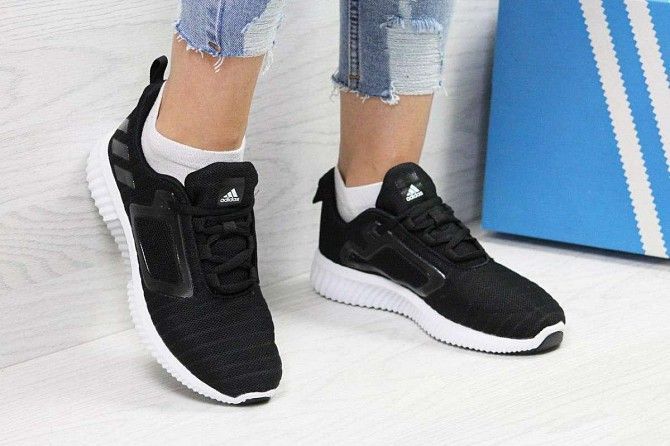 Кроссовки женские черно-белые Adidas Climacool W 5337 Мелитополь - изображение 1