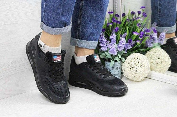 Кроссовки женские черные Air Max Hyperfuse 4673 Мелитополь - изображение 1