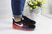 Кроссовки женские черные с помаранчевым Air Max 2017 4329 Мелитополь