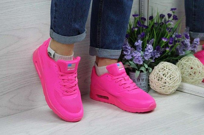 Кроссовки женские ярко розовые Air Max Hyperfuse 4672 Мелитополь - изображение 1