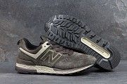 Кроссовки мужские New Balance 574 коричневые 4279 Мелитополь