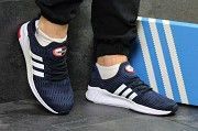 Кроссовки мужские темно синие с белым Adidas Climacool 5155 Мелитополь