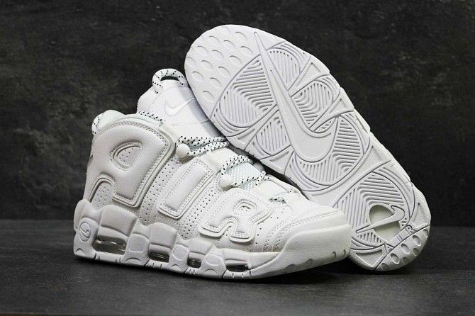 Кроссовки мужские белые Air More Uptempo 96 5702 Мелитополь - изображение 1