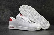 Кроссовки мужские белые с красным Stan Smith 5888 Мелитополь