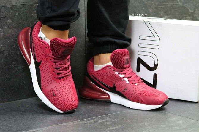 Кроссовки мужские бордовые Nike Air Max 270 5745 Мелитополь - изображение 1