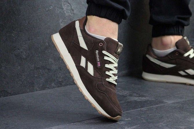 Кроссовки мужские коричневые Reebok Classic 4249 Мелитополь - изображение 1