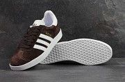 Кроссовки мужские коричневые с белым Gazelle 4215 Мелитополь