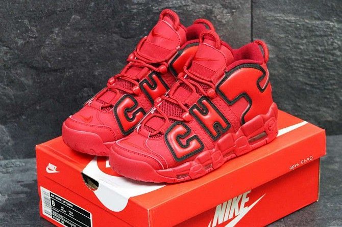 Кроссовки мужские красные Air More Uptempo 96 5690 Мелитополь - изображение 1