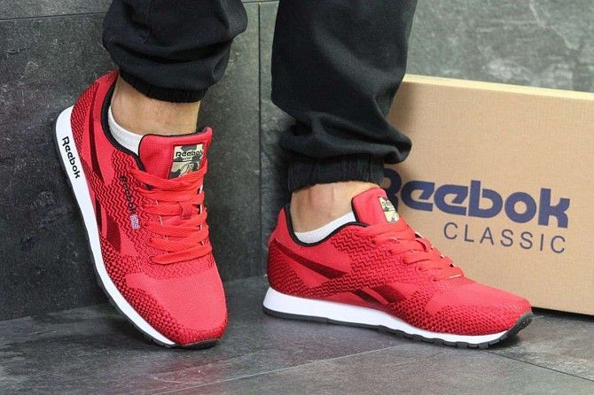 Кроссовки мужские красные Reebok 6096 Мелитополь - изображение 1