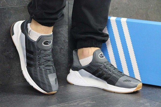 Кроссовки мужские серые Climacool 4963 Мелитополь - изображение 1