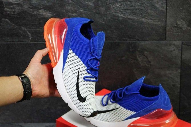 Кроссовки мужские синие з белым Air Max РП-5186 Мелитополь - изображение 1