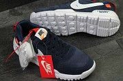 Кроссовки мужские синие с белым off White Mars 6176 Мелитополь