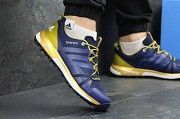 Кроссовки мужские синие с золотом Terrex Boost 4622 Мелитополь