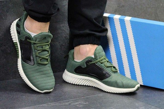 Кроссовки мужские темно зеленые Climacool M 5328 Мелитополь - изображение 1