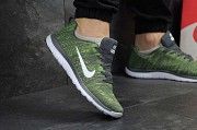 Кроссовки мужские темно зеленые Nike Free Run 4.0 4910 Мелитополь