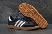 Кроссовки мужские темно синие с белым Adidas Samba 6070 Мелитополь