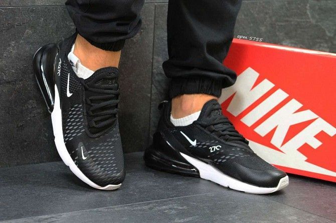 Кроссовки мужские черно-белые Nike Air Max 270 5755 Мелитополь - изображение 1