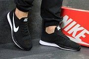 Кроссовки мужские черно-белые Nike Flyknit Racer 5347 Мелитополь