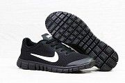 Кроссовки мужские черно-белые Nike Free Run 3.0 5487 Мелитополь