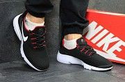 Кроссовки мужские черно-белые с красным Air Presto Fly Uncaged 5124 Мелитополь