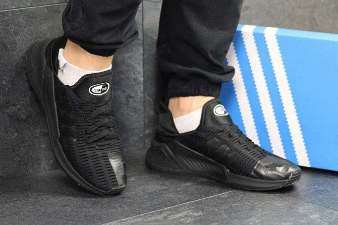Кроссовки мужские черные Climacool 4961 Мелитополь - изображение 1