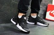 Кроссовки мужские черные с белым Air Huarache 7107 Мелитополь