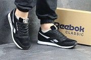 Кроссовки мужские черные с белым Reebok 4126 Мелитополь