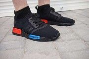Кроссовки мужские черные с красным Nmd 1066 Мелитополь