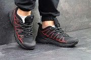 Кроссовки мужские черные с красным Salomon X Ultra 4107 Мелитополь