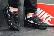 Кроссовки мужские черные с серым Nike 95 5106 Мелитополь