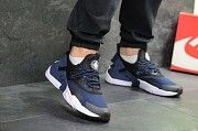 Кроссовки мужские черные с синим Air Huarache 7108 Мелитополь