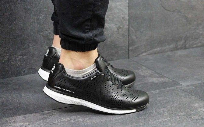 Кроссовки мужскые черно-белые Adidas Porsche Design P 5000 4245 Мелитополь - изображение 1