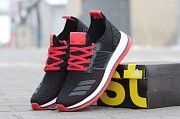 Кроссовки Pure Boost черные с красным 1664 Мелитополь